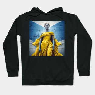 FREEDOM FOR UKRAINE - illustration, painting style Hoodie